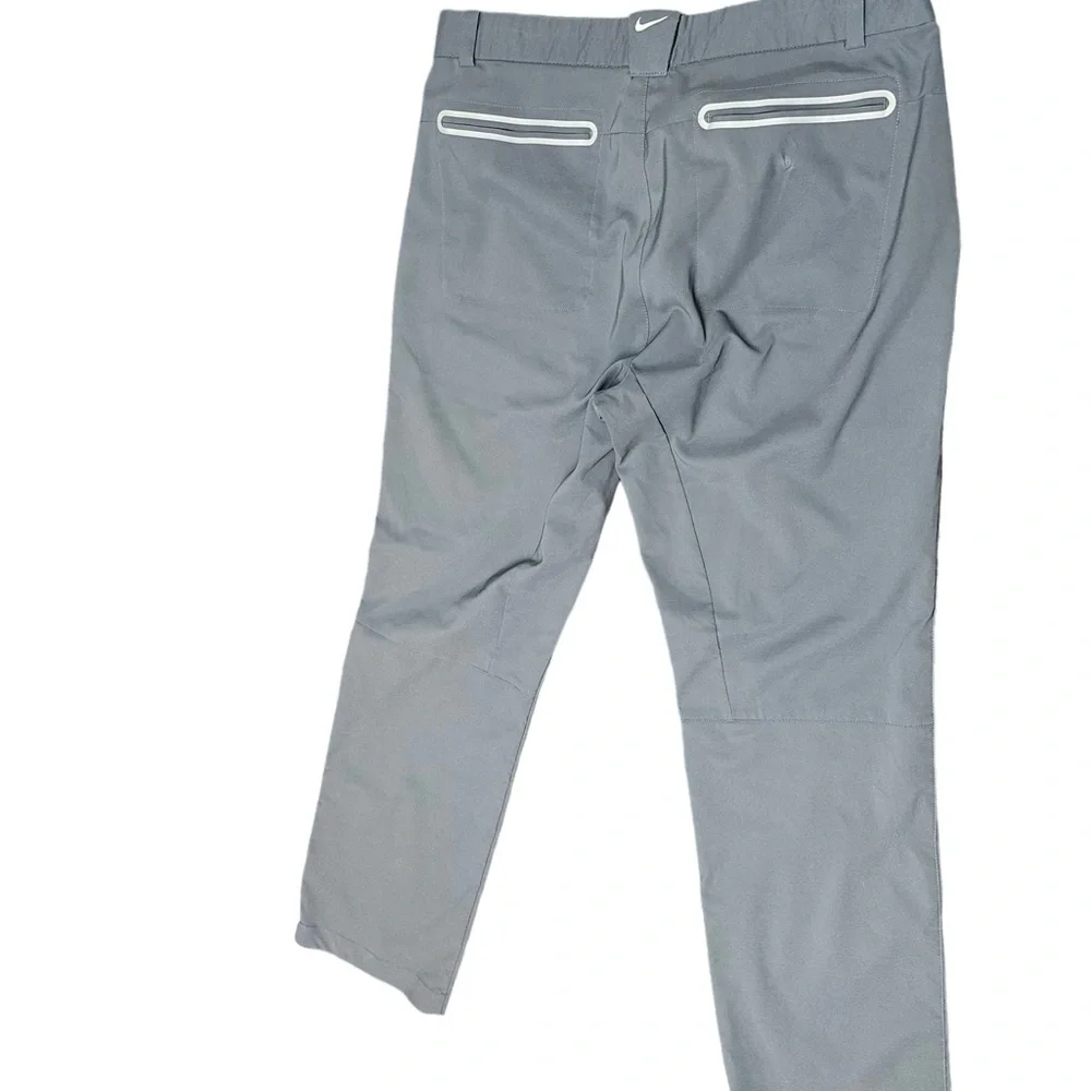 Nike Gray Chinos with Fabric Tag and Zipper Fly